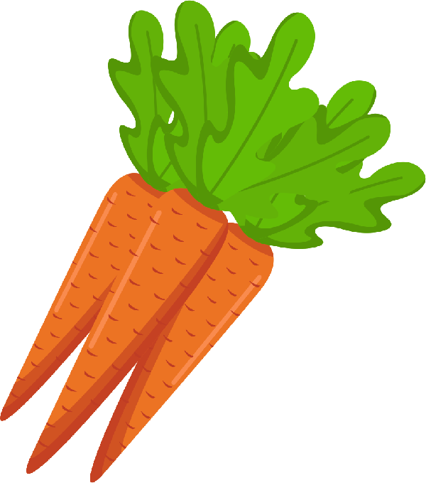 Free Fruit Vegetable Carrot Food Clipart Clipart Transparent Background