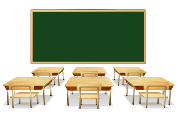 Free School Furniture Table Classroom Clipart Clipart Transparent Background