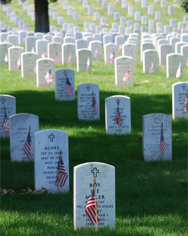 Free Memorial Day Grave Cemetery Headstone Clipart Clipart Transparent Background