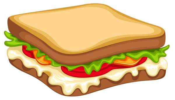 Free Cheese Toast Fast Food Food Clipart Clipart Transparent Background