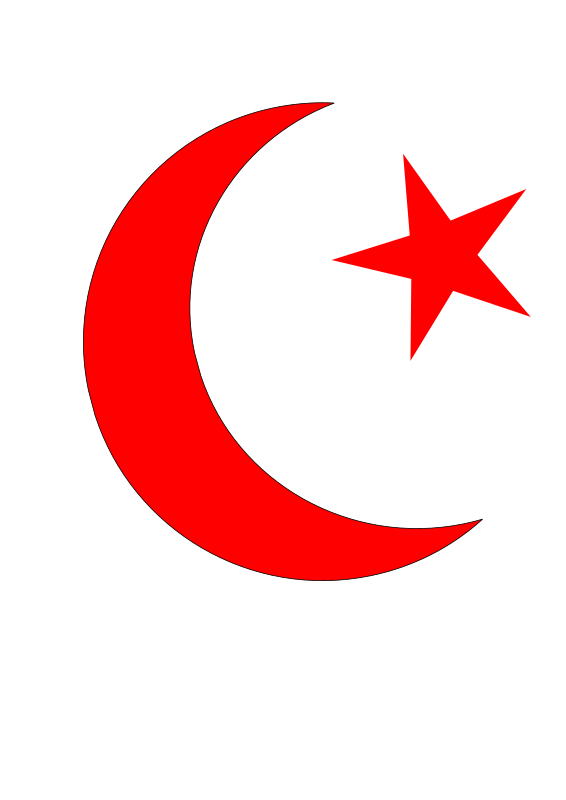 Free Muslim Line Crescent Area Clipart Clipart Transparent Background