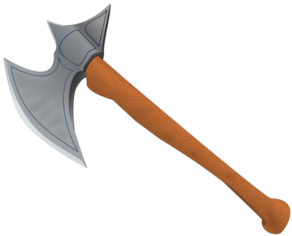 Free Battle Weapon Axe Tool Clipart Clipart Transparent Background