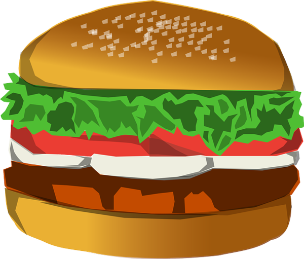Free Cake Hamburger Food Cheeseburger Clipart Clipart Transparent Background