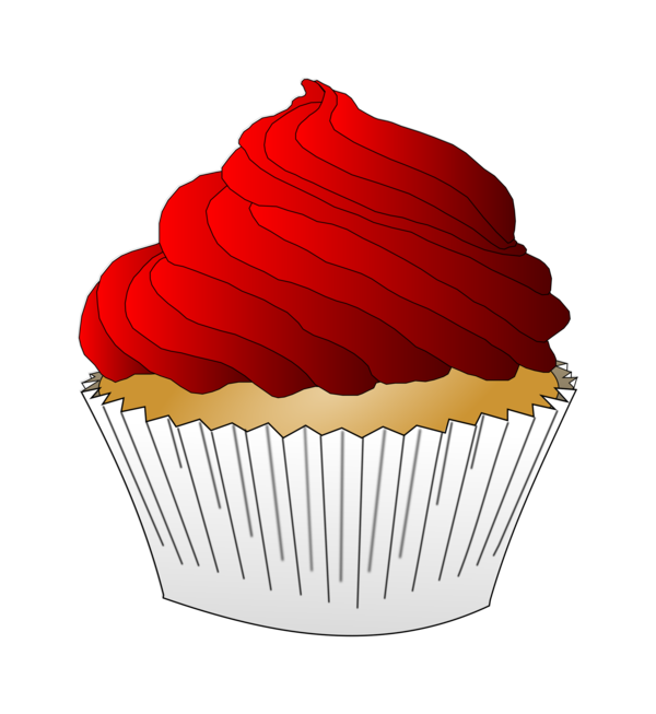 Free Dessert Baking Cup Cupcake Cake Clipart Clipart Transparent Background