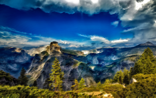 Free Tree Sky Nature Mountainous Landforms Clipart Clipart Transparent Background