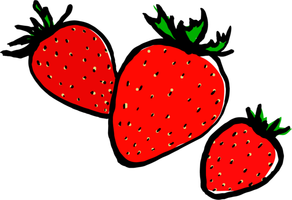 Free Fruit Strawberry Strawberries Fruit Clipart Clipart Transparent Background
