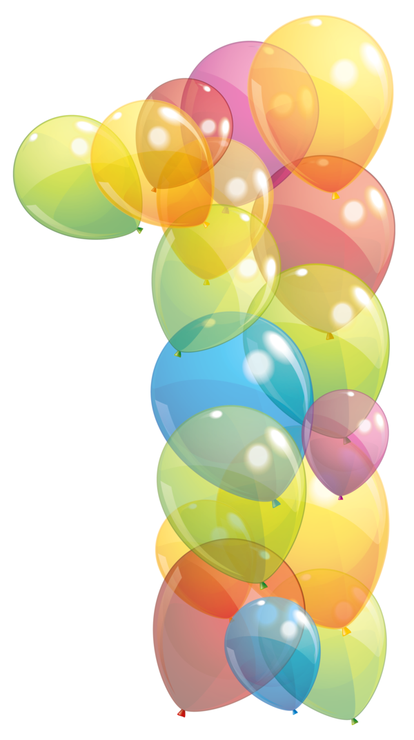 Free Birthday Balloon Clipart Clipart Transparent Background