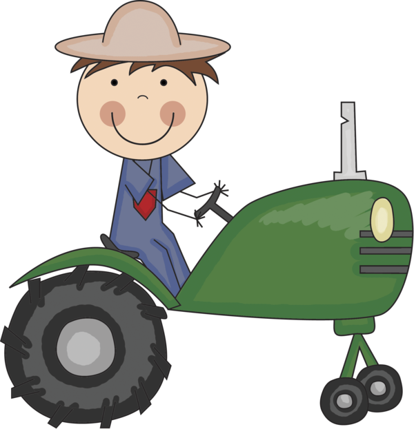 Free Farmer Vehicle Clipart Clipart Transparent Background