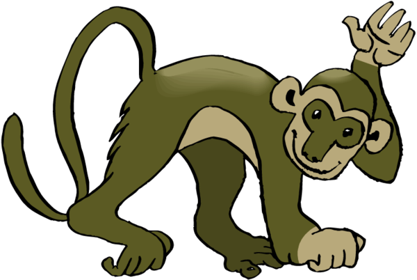Free Monkey Wildlife Tail Reptile Clipart Clipart Transparent Background