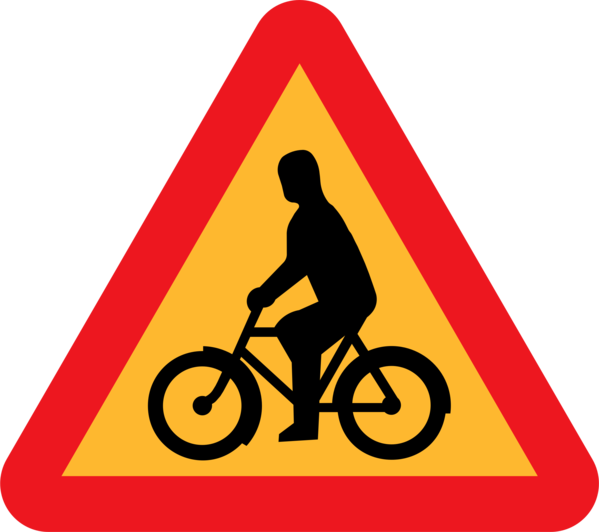 Free Bicycle Text Signage Sign Clipart Clipart Transparent Background