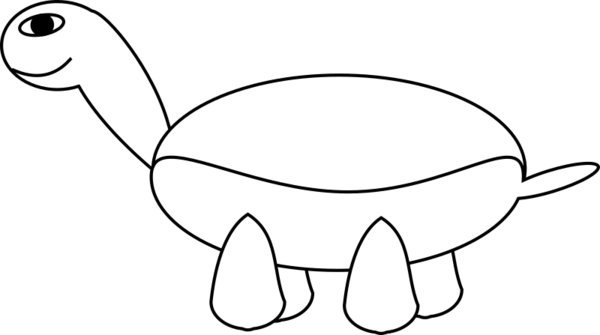 Free Turtle Line Art Black And White Line Clipart Clipart Transparent Background