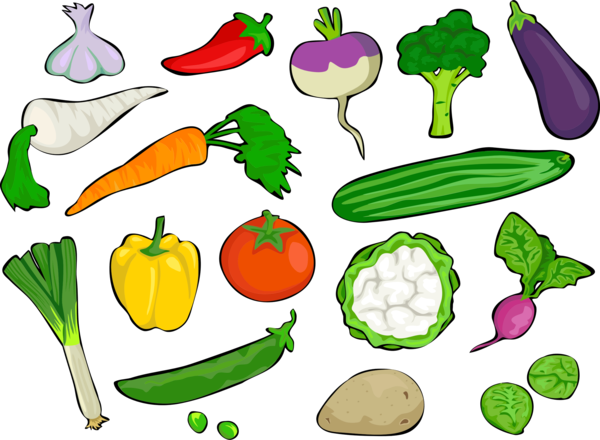 Free Fruit Vegetable Food Fruit Clipart Clipart Transparent Background