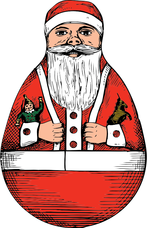 Free Christmas Santa Claus Facial Hair Christmas Clipart Clipart Transparent Background