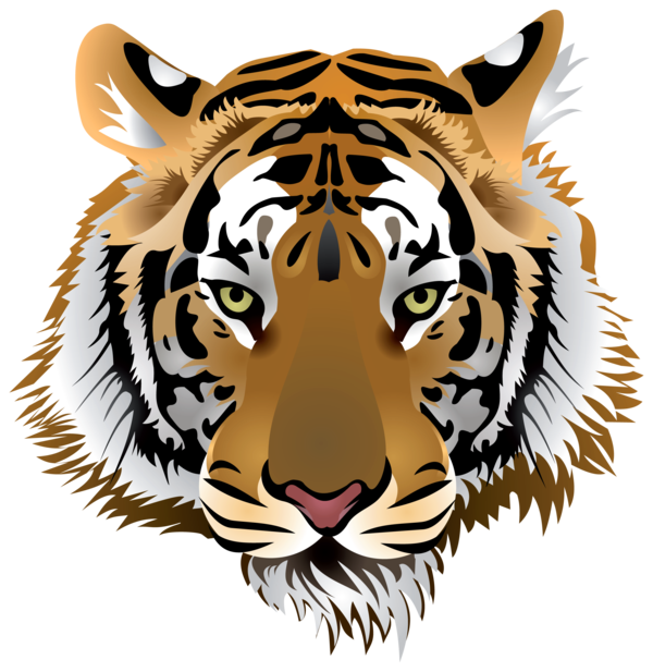 Free Tiger Tiger Head Wildlife Clipart Clipart Transparent Background