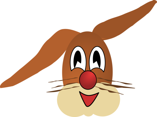 Free Rabbit Nose Cartoon Rabbit Clipart Clipart Transparent Background