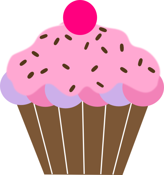 Free Birthday Baking Cup Food Cupcake Clipart Clipart Transparent Background