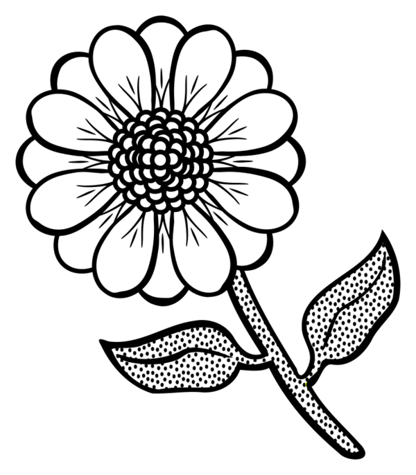 Free Tree Flower Black And White Flora Clipart Clipart Transparent Background