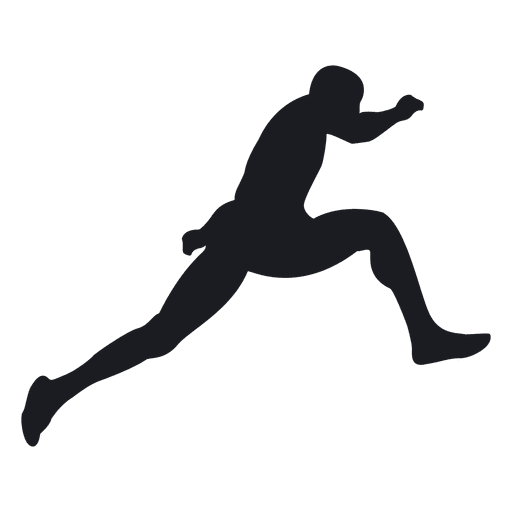 Free Track And Field Silhouette Joint Black And White Clipart Clipart Transparent Background