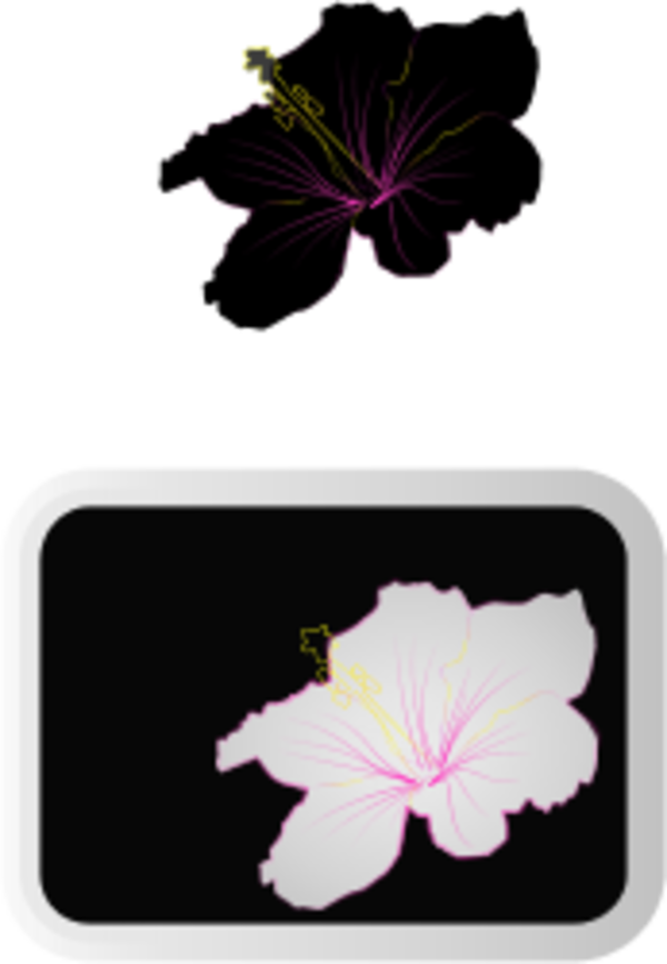 Free Hibiscus Flower Plant Violet Clipart Clipart Transparent Background