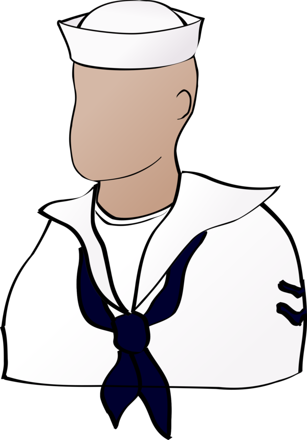 Free Sailor Male Neck Headgear Clipart Clipart Transparent Background