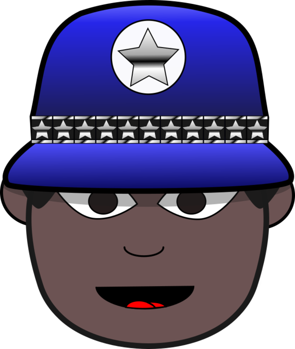 Free Police Headgear Smile Eyewear Clipart Clipart Transparent Background