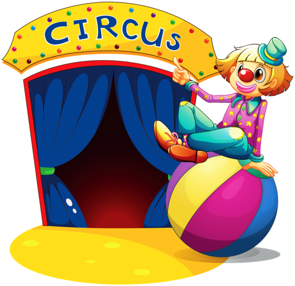 Free Clown Cartoon Toy Recreation Clipart Clipart Transparent Background