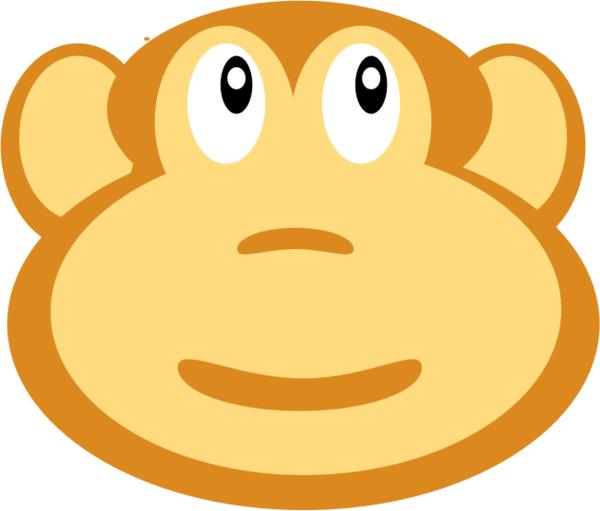 Free Monkey Face Facial Expression Nose Clipart Clipart Transparent Background