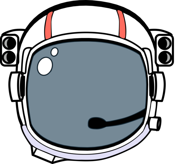 Free Astronaut Headgear Line Personal Protective Equipment Clipart Clipart Transparent Background