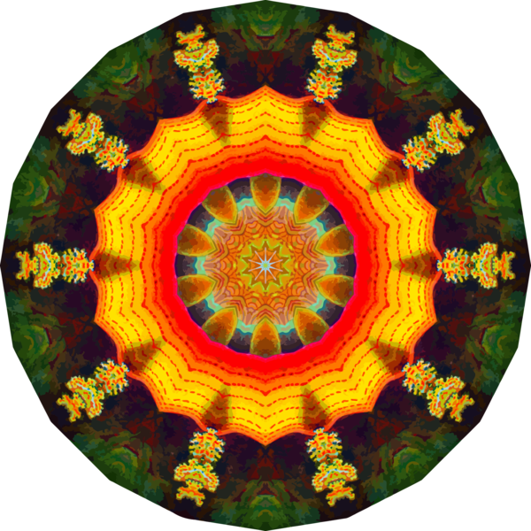 Free Motorcycle Circle Symmetry Kaleidoscope Clipart Clipart Transparent Background
