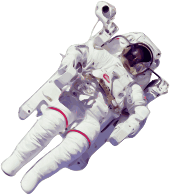 Free Astronaut Space Clipart Clipart Transparent Background