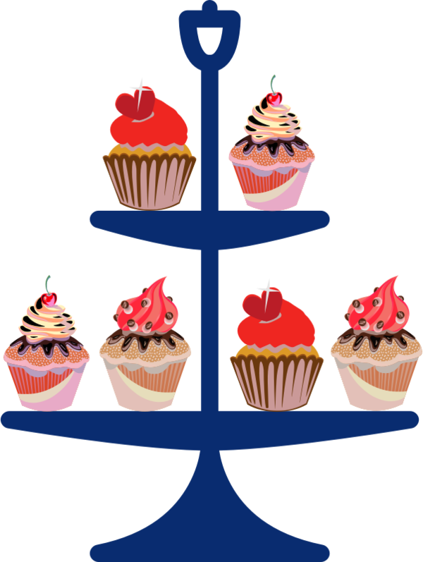 Free Birthday Food Dessert Cupcake Clipart Clipart Transparent Background