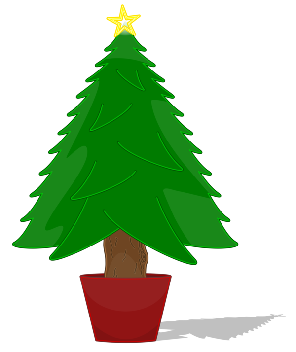 Leaf Christmas Tree Tree Christmas Decoration Clipart - Leaf Clipart ...