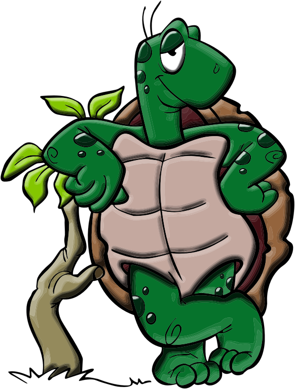 Free Turtle Tree Plant Reptile Clipart Clipart Transparent Background