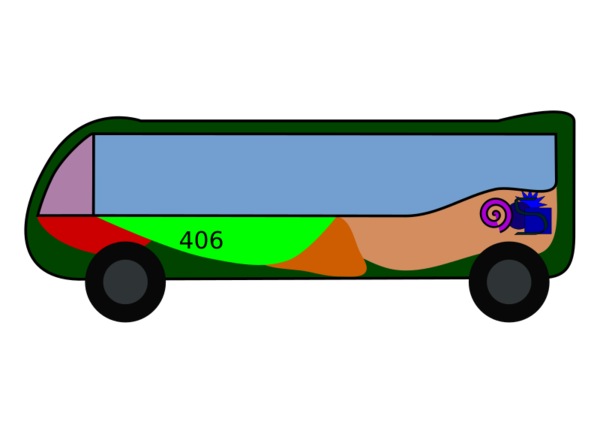 Free Bus Car Vehicle Area Clipart Clipart Transparent Background
