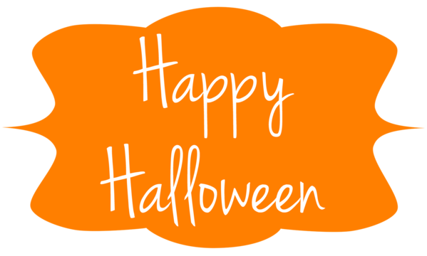 Free Halloween Text Logo Line Clipart Clipart Transparent Background