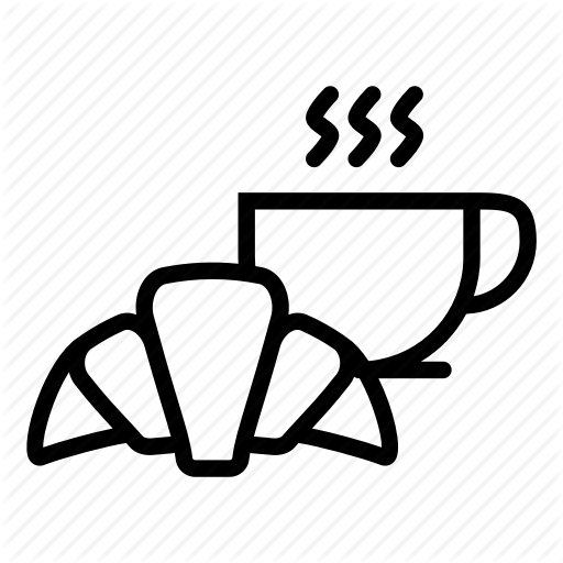 Free Coffee Text Black And White Line Clipart Clipart Transparent Background