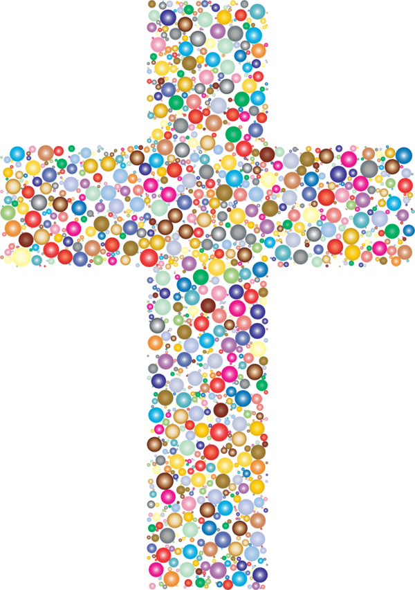 Free Christian Cross Line Symbol Clipart Clipart Transparent Background