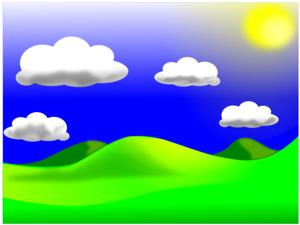 Free Landscape Sky Daytime Cloud Clipart Clipart Transparent Background