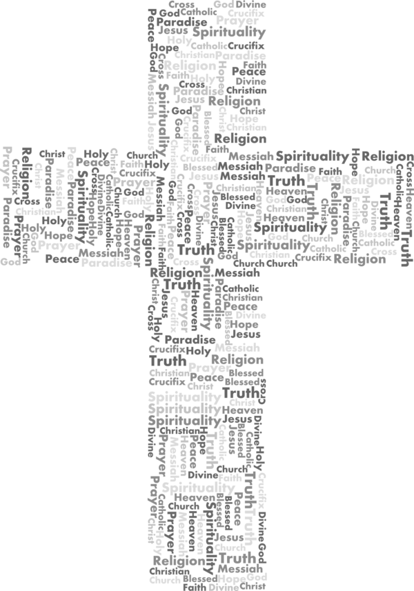 Free Christian Text Line Black And White Clipart Clipart Transparent Background