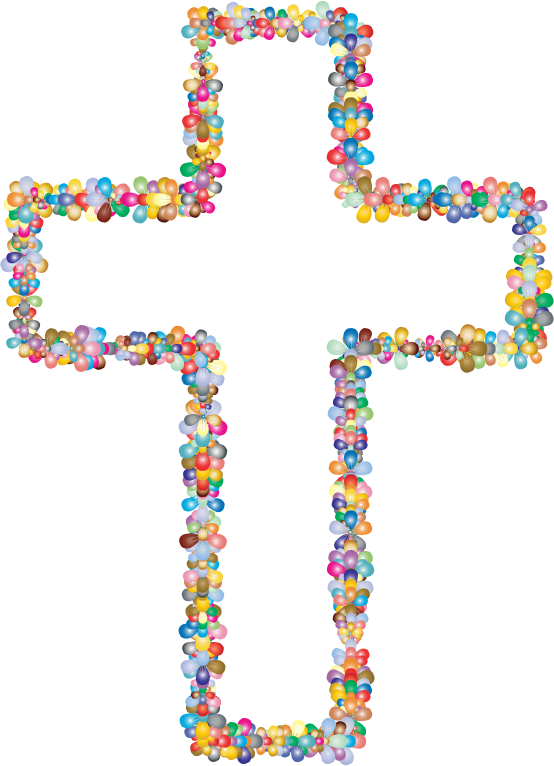 Free Christian Cross Text Body Jewelry Clipart Clipart Transparent Background