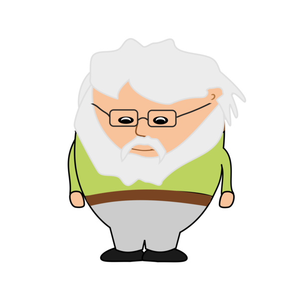 Free Old Man Facial Expression Cartoon Male Clipart Clipart Transparent Background