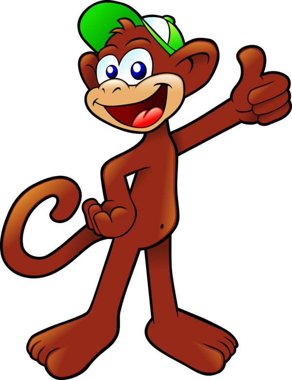 Free Monkey Area Line Hand Clipart Clipart Transparent Background