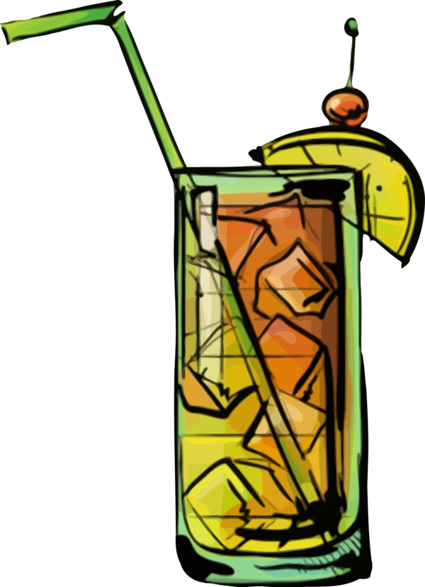 Free Cocktail Line Material Clipart Clipart Transparent Background