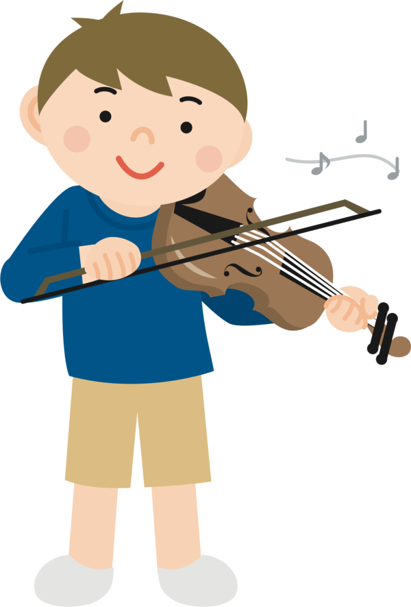 Free Child Violin Violin Family String Instrument Clipart Clipart Transparent Background