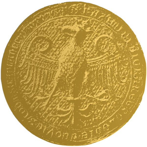 Free Money Coin Medal Gold Clipart Clipart Transparent Background