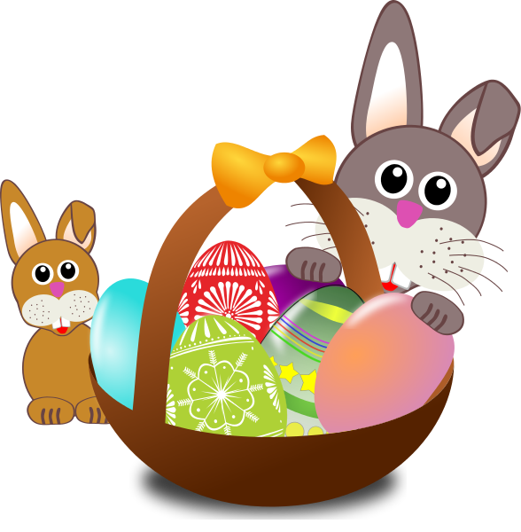 Free Rabbit Easter Egg Easter Easter Bunny Clipart Clipart Transparent Background