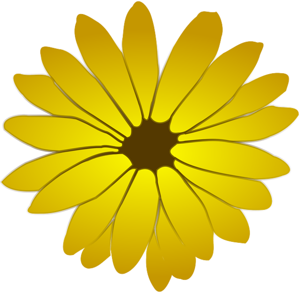 Free Daisy Flower Sunflower Petal Clipart Clipart Transparent Background