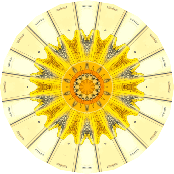 Free Sunflower Flower Circle Sunflower Clipart Clipart Transparent Background
