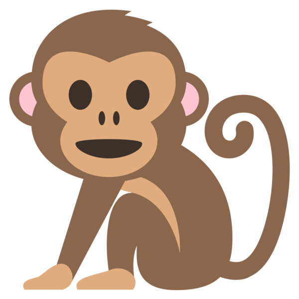 Free Monkey Cartoon Nose Snout Clipart Clipart Transparent Background