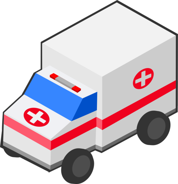 Free Ambulance Vehicle Car Line Clipart Clipart Transparent Background